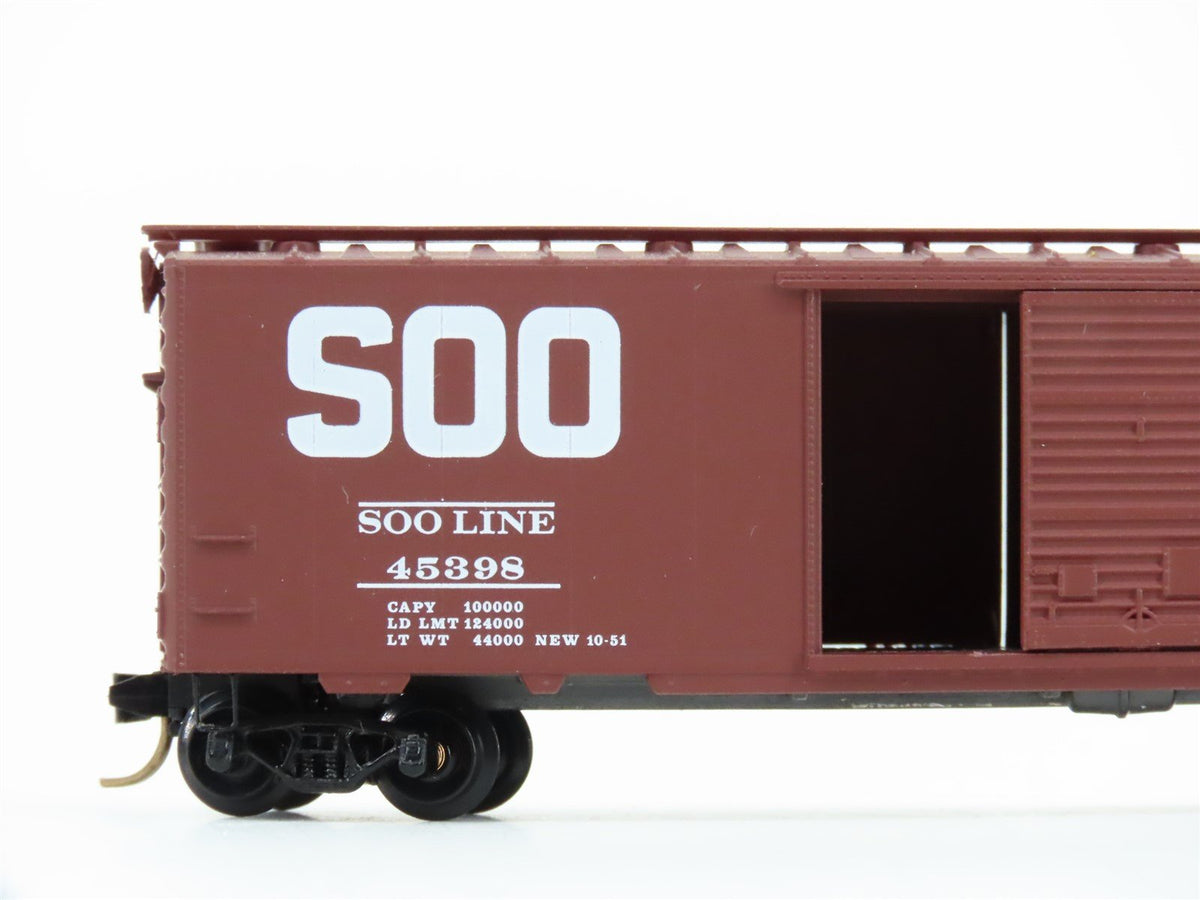 N Scale Kadee Micro-Trains MTL 20900 SOO Line 40&#39; Single Door Box Car #45398