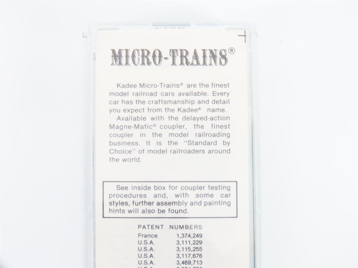 N Scale Kadee Micro-Trains MTL 20840 MNS Railway 40&#39; Single Door Box Car #1018