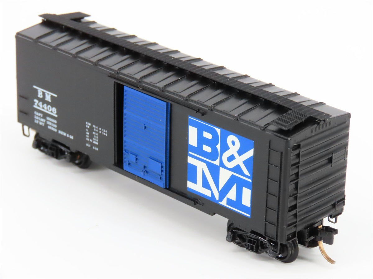 N Scale Kadee Micro-Trains MTL 20400 BM Boston &amp; Maine 40&#39; Box Car #74406