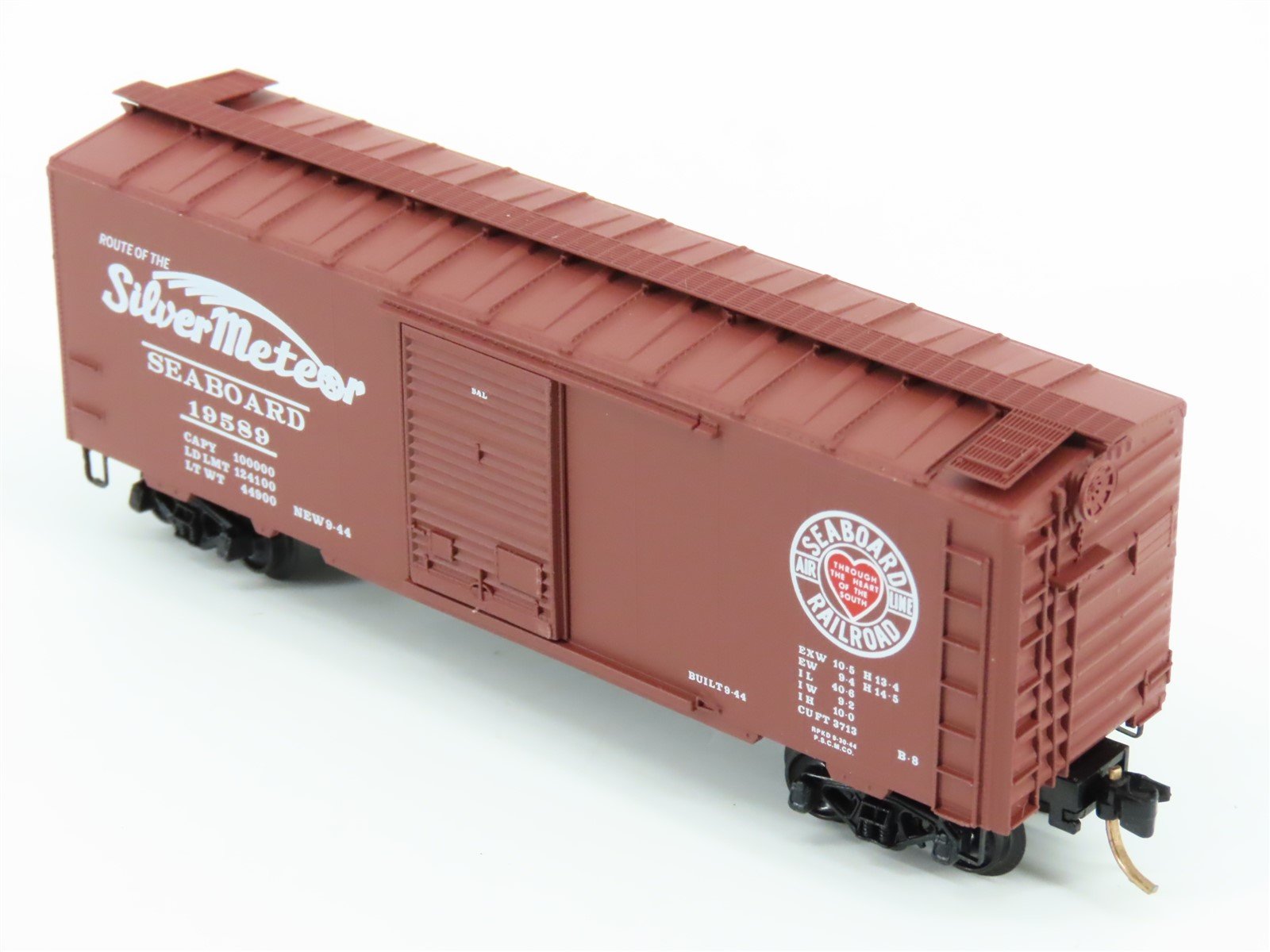 N Kadee Micro-Trains MTL 20570 SAL Seaboard Silver Meteor 40' Box Car #19589