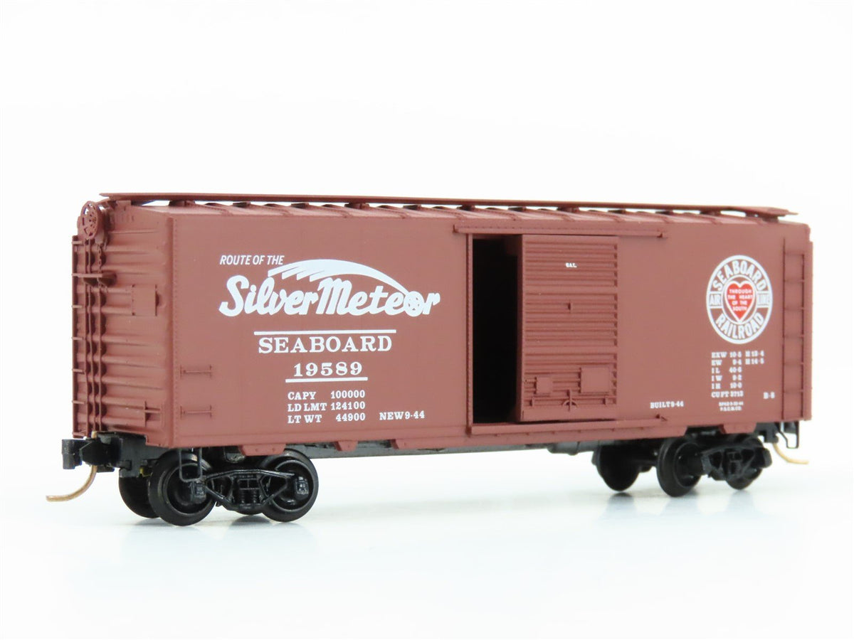N Kadee Micro-Trains MTL 20570 SAL Seaboard Silver Meteor 40&#39; Box Car #19589