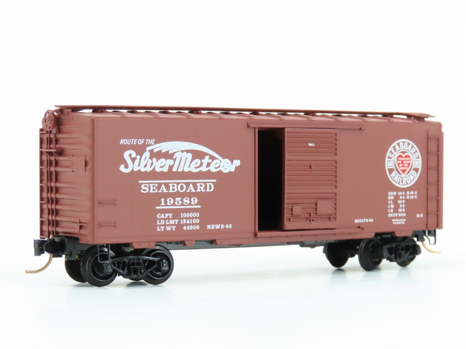 N Kadee Micro-Trains MTL 20570 SAL Seaboard Silver Meteor 40' Box Car #19589