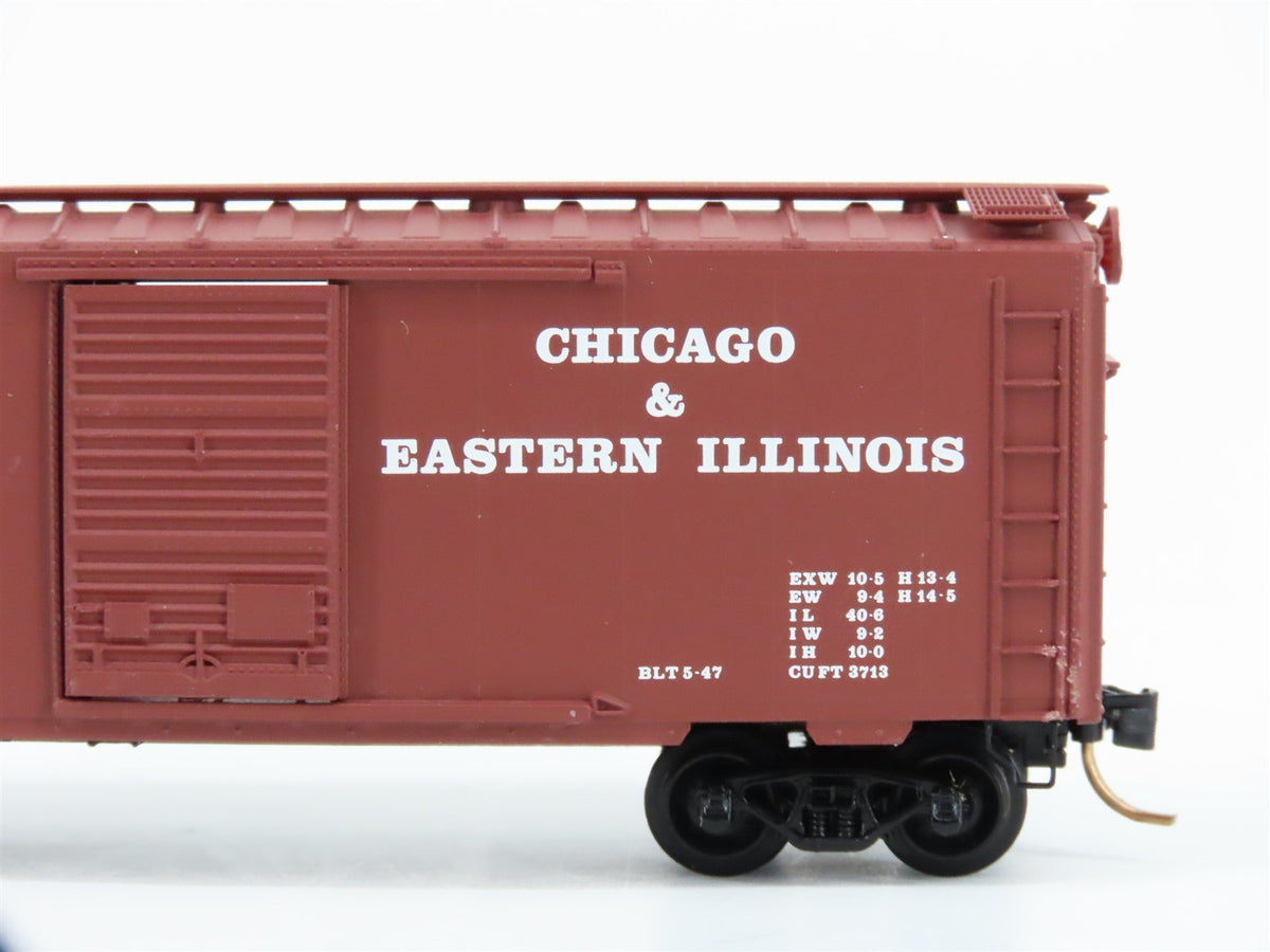 N Kadee Micro-Trains MTL 20560 C&amp;EI Chicago &amp; Eastern Illinois 40&#39; Box Car #3500