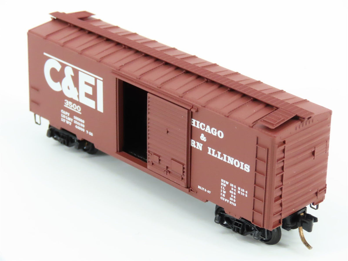 N Kadee Micro-Trains MTL 20560 C&amp;EI Chicago &amp; Eastern Illinois 40&#39; Box Car #3500