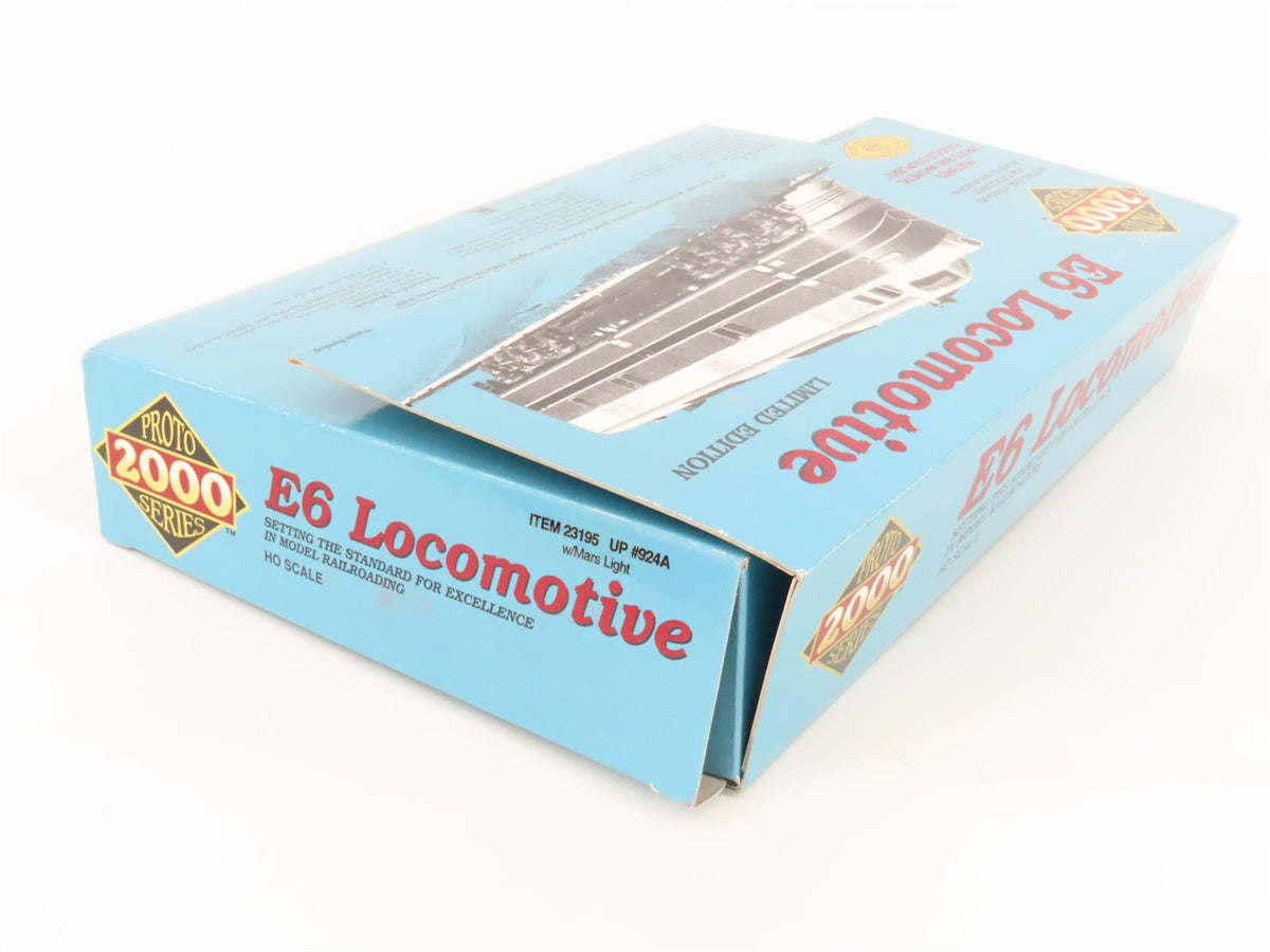 HO Scale Proto 2000 23195 UP Railway &quot;City of LA&quot; E6A Diesel #924A -DCC Ready