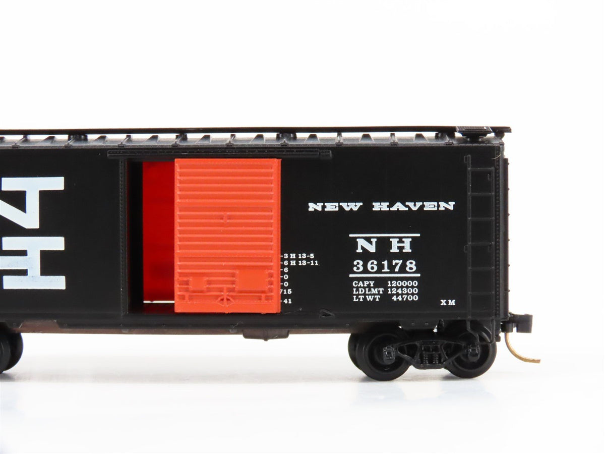 N Scale Kadee Micro-Trains MTL 20350 NH New Haven Railroad 40&#39; Box Car #36178