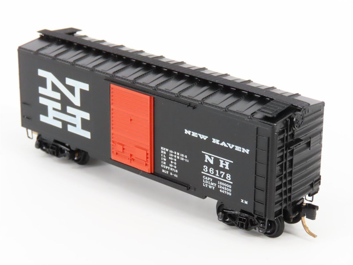 N Scale Kadee Micro-Trains MTL 20350 NH New Haven Railroad 40&#39; Box Car #36178