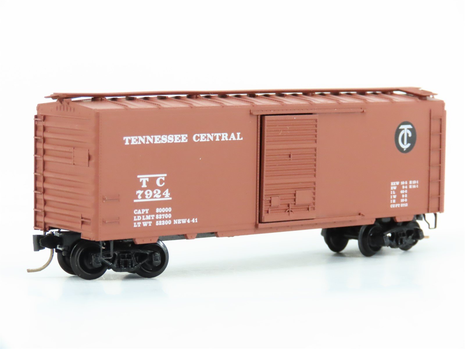 N Scale Kadee Micro-Trains MTL 20720 TC Tennessee Central 40' Box Car #7924