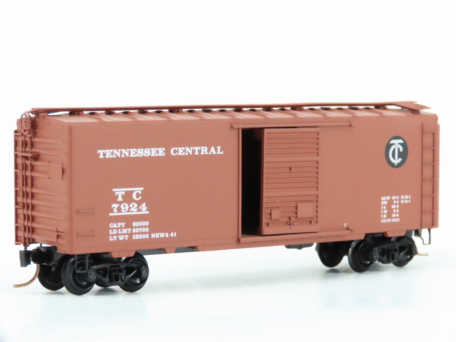 N Scale Kadee Micro-Trains MTL 20720 TC Tennessee Central 40' Box Car #7924