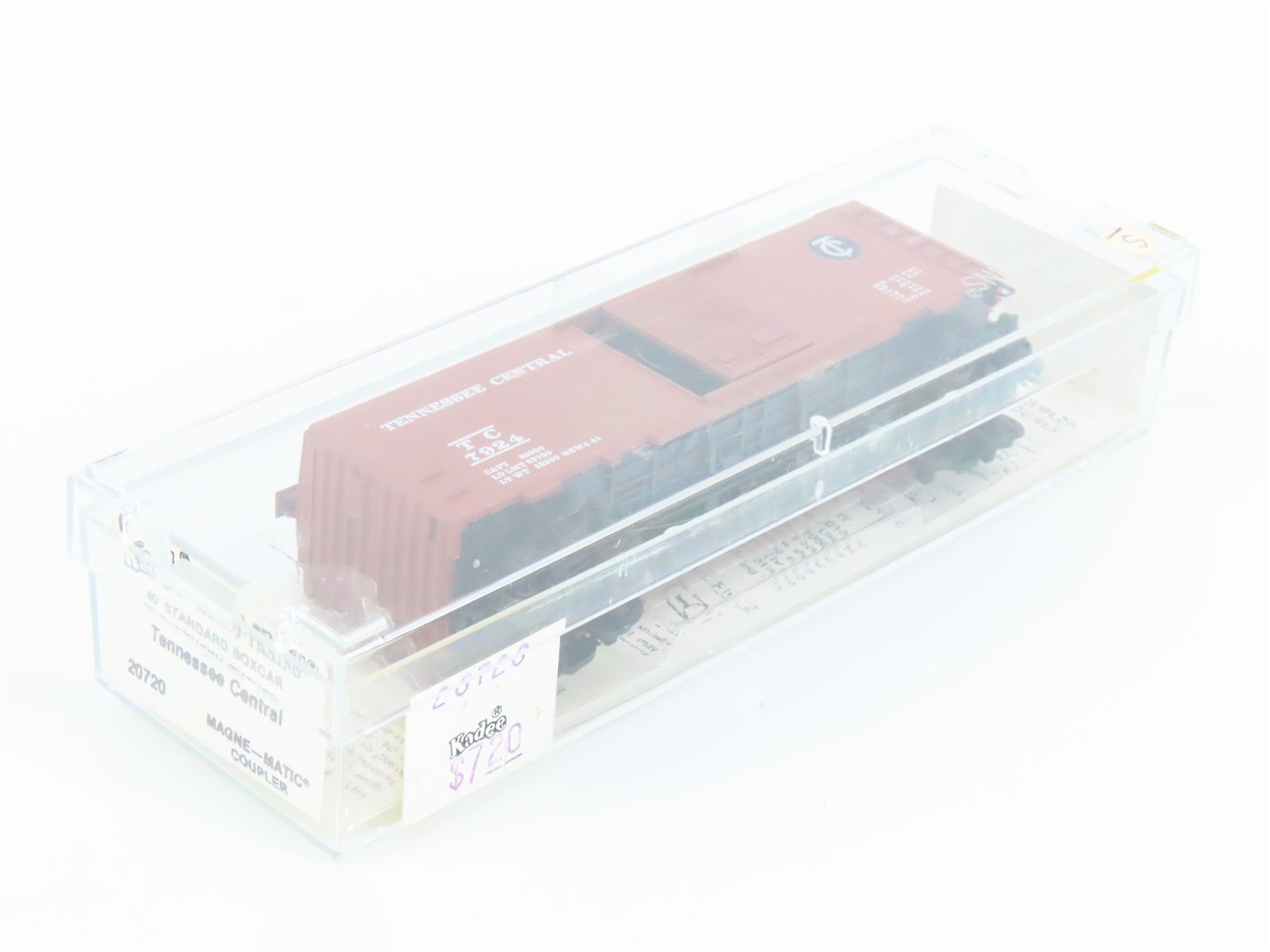 N Scale Kadee Micro-Trains MTL 20720 TC Tennessee Central 40' Box Car #7924