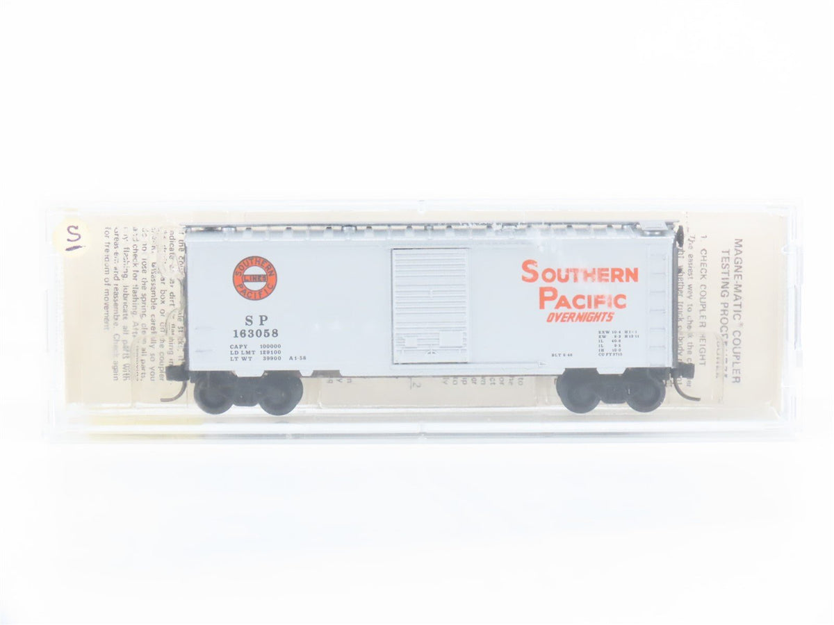 N Kadee Micro-Trains MTL 20760 SP Southern Pacific Overnights Box Car #163058