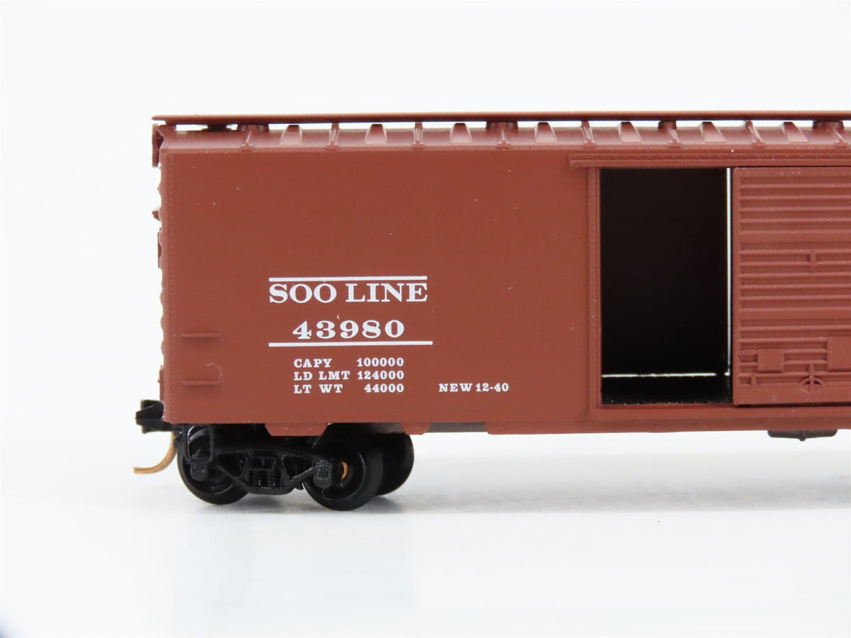 N Scale Kadee Micro-Trains MTL 20750 SOO Line 40&#39; Single Door Box Car #43980