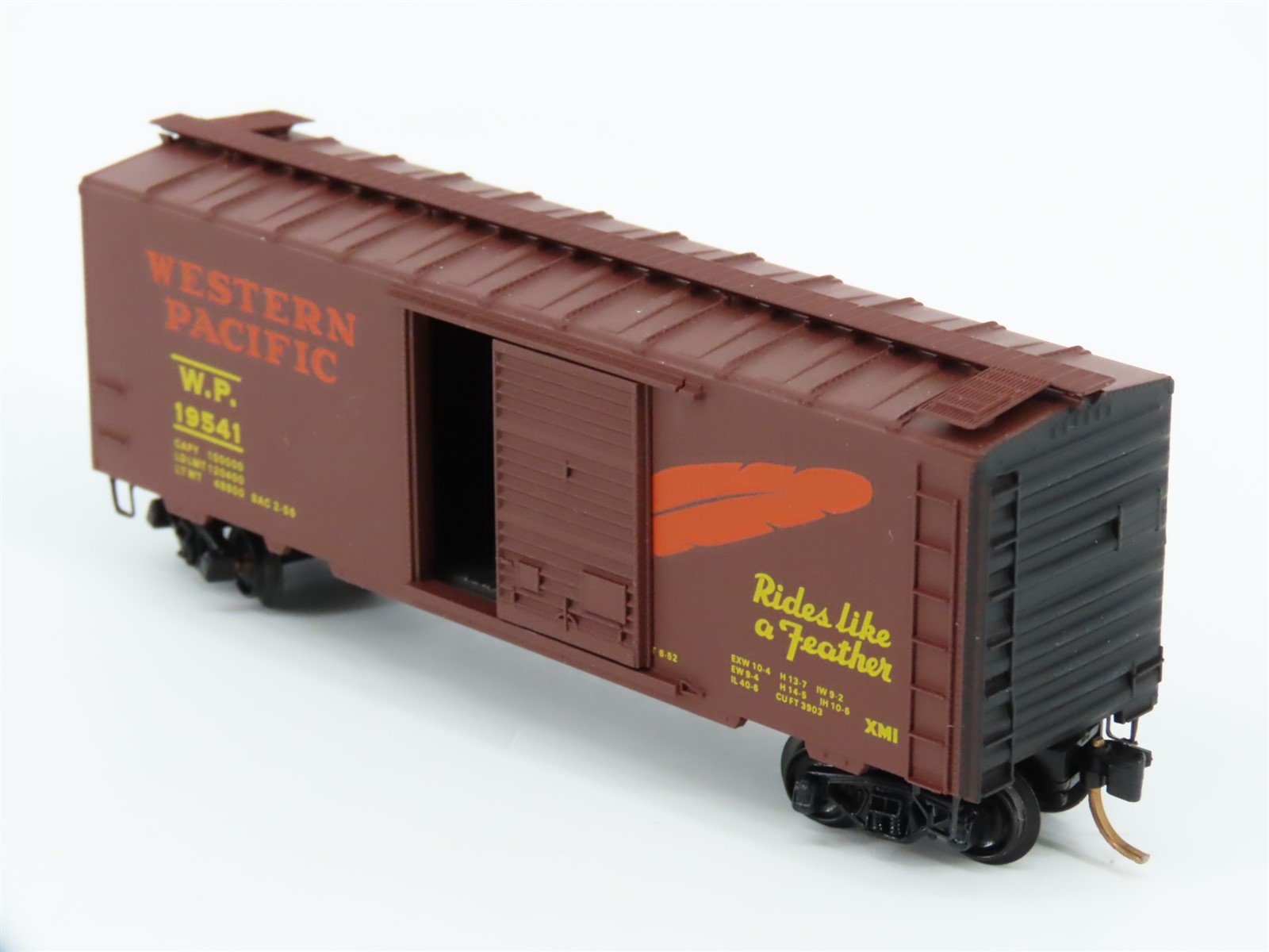 N Scale Kadee Micro-Trains MTL 20800 WP Western Pacific Feather Box Car #19541