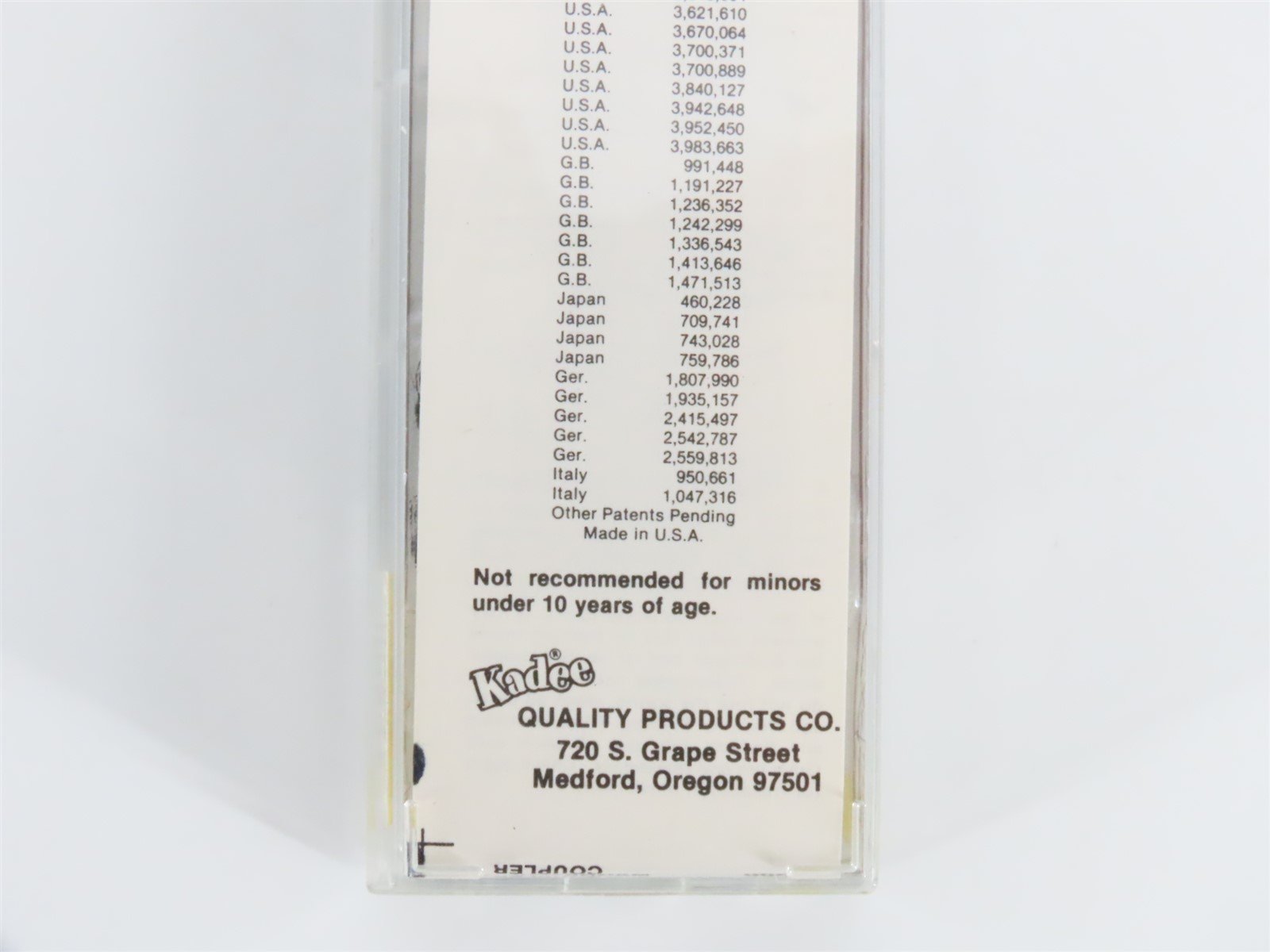 N Scale Kadee Micro-Trains MTL 20800 WP Western Pacific Feather Box Car #19541