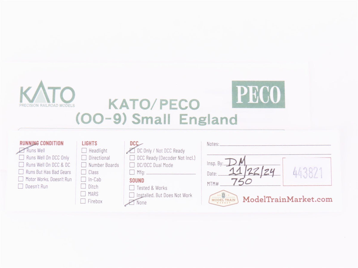 OO-9 KATO/PECO 51-251G Ffestiniog &amp; Welsh Highland Small England &quot;Prince&quot; Steam