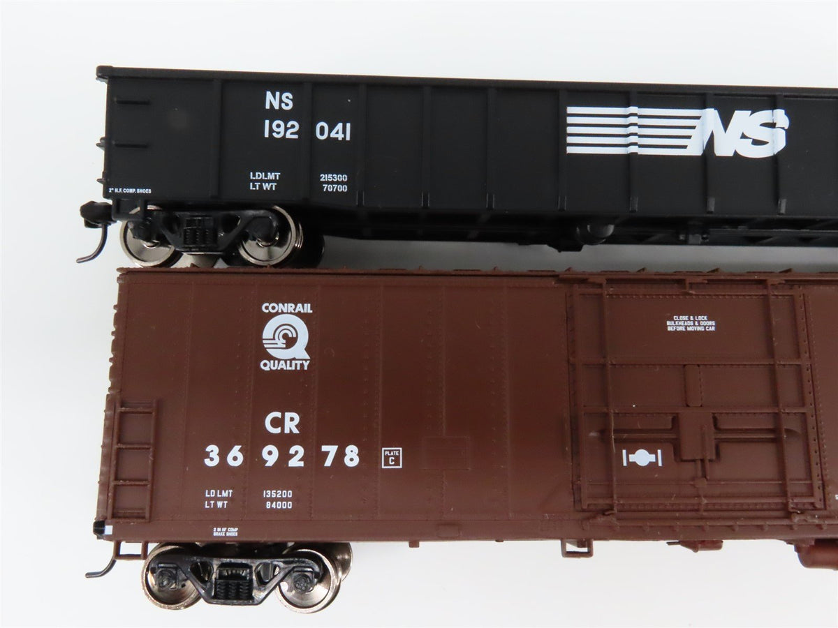 HO Scale Walthers 931-1210 BNSF Railway Flyer Express Diesel Set w/Cars &amp; Track