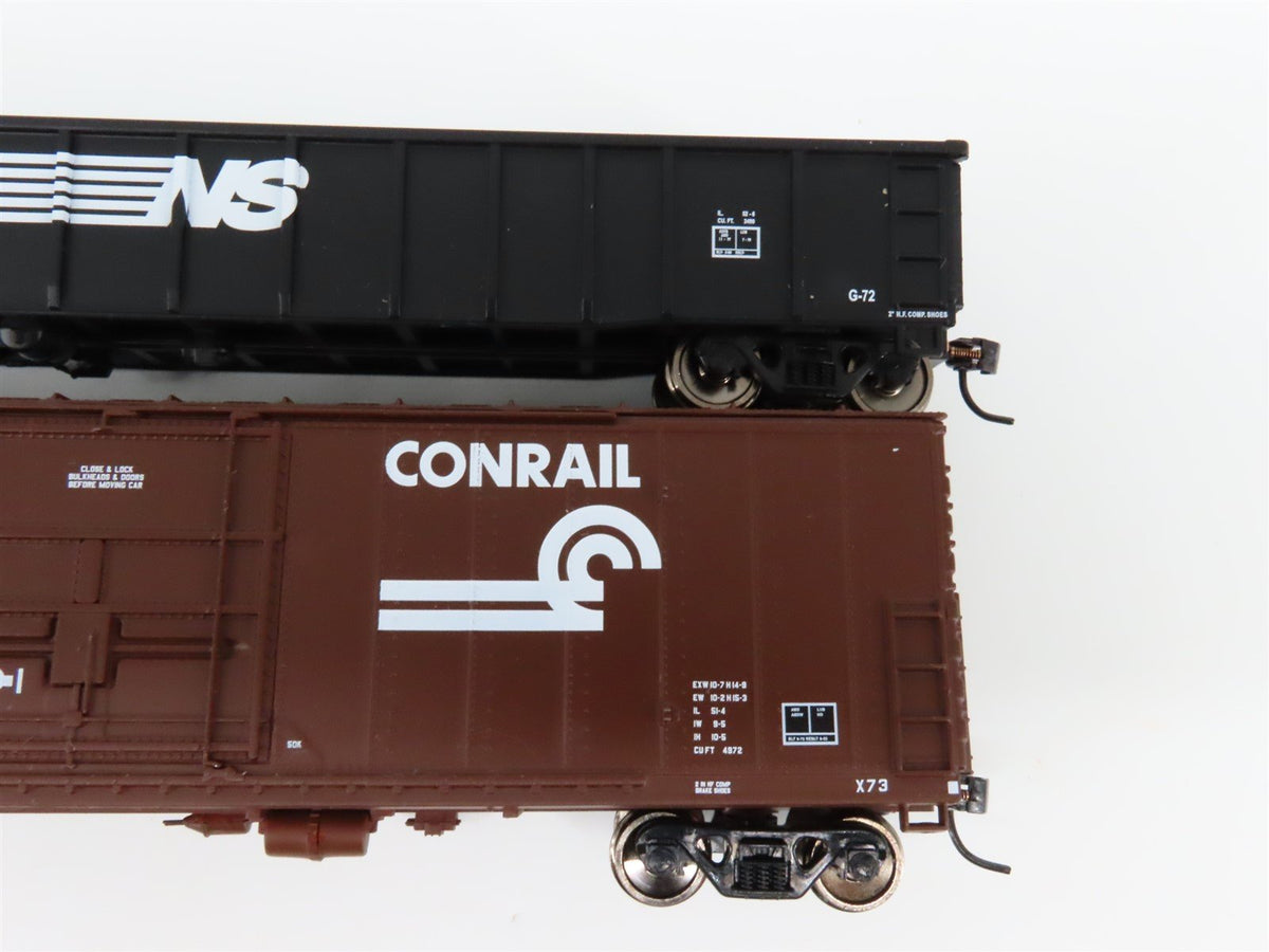 HO Scale Walthers 931-1210 BNSF Railway Flyer Express Diesel Set w/Cars &amp; Track