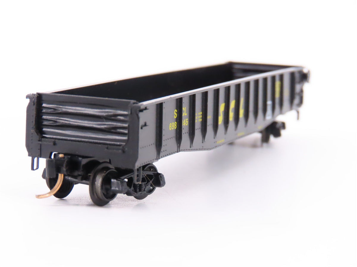 N Scale Micro-Trains MTL/Kadee 46210 SCL 50&#39; Drop End Gondola Car #698045