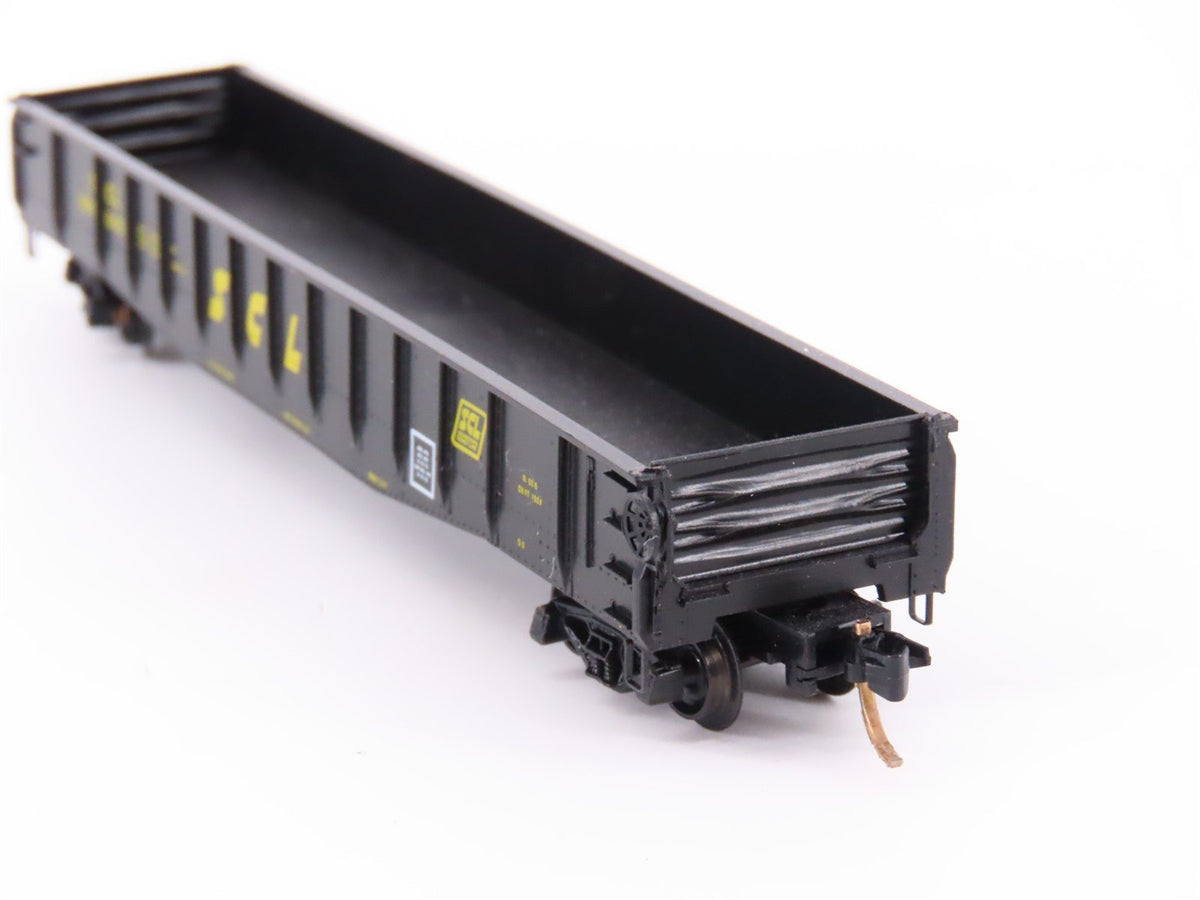 N Scale Micro-Trains MTL/Kadee 46210 SCL 50&#39; Drop End Gondola Car #698045