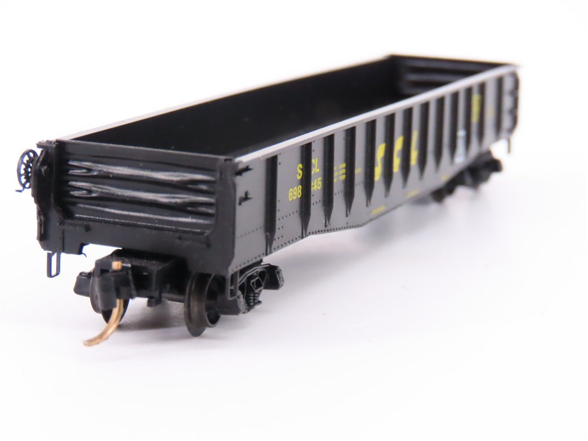 N Scale Micro-Trains MTL/Kadee 46210 SCL 50&#39; Drop End Gondola Car #698045