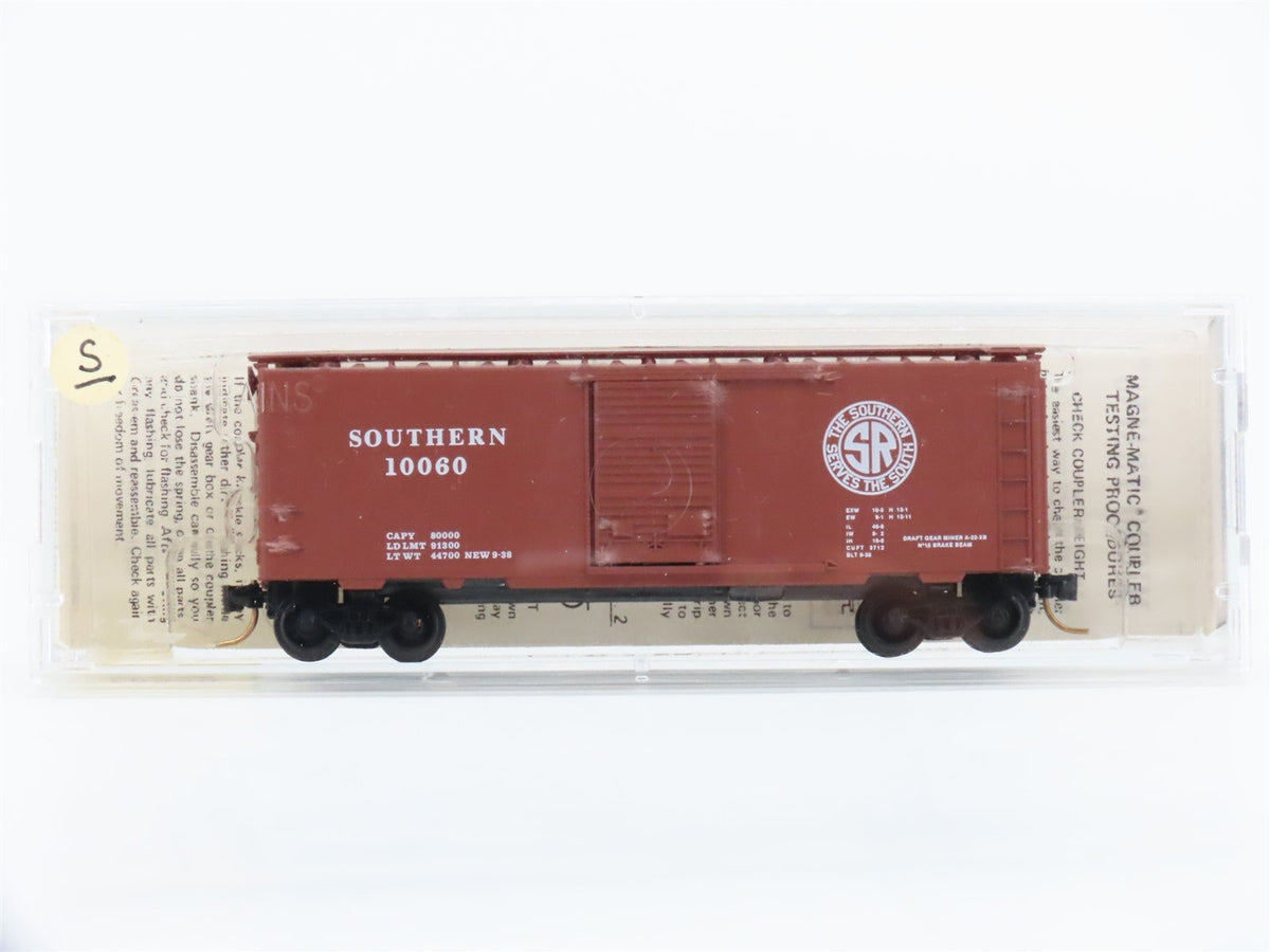 N Scale Kadee Micro-Trains MTL 20530 SOU Southern 40&#39; Single Door Box Car #10060