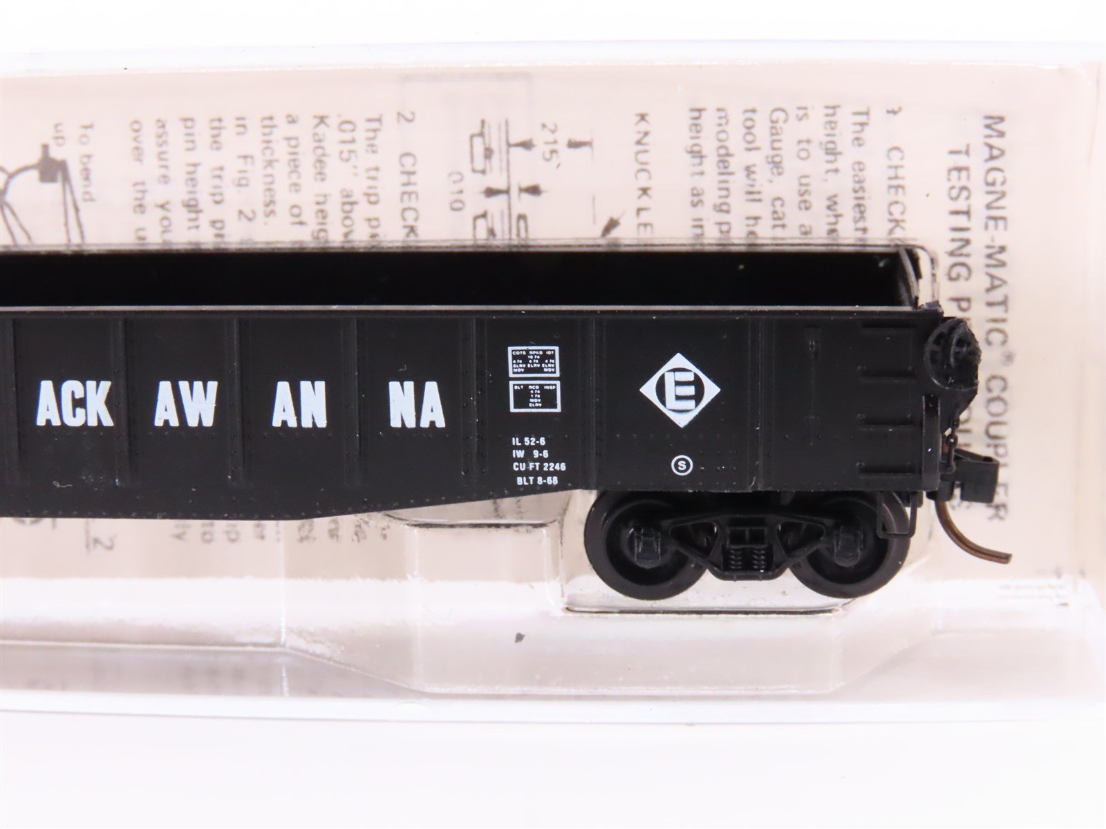 N Scale Micro-Trains MTL/Kadee 46220 EL Railway 50' Fishbelly Gondola Car #11612
