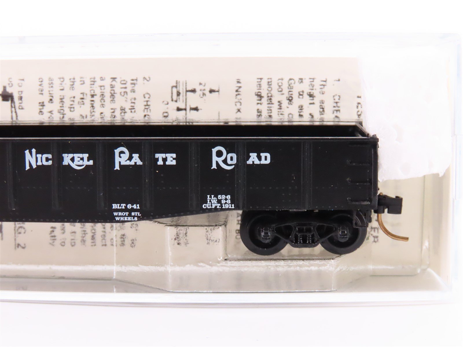 N Scale Micro-Trains MTL/Kadee 46160 NKP Railway 50' Gondola Car #67334