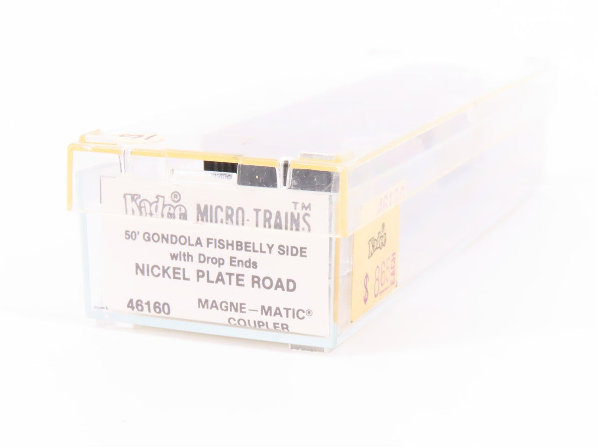 N Scale Micro-Trains MTL/Kadee 46160 NKP Railway 50&#39; Gondola Car #67334