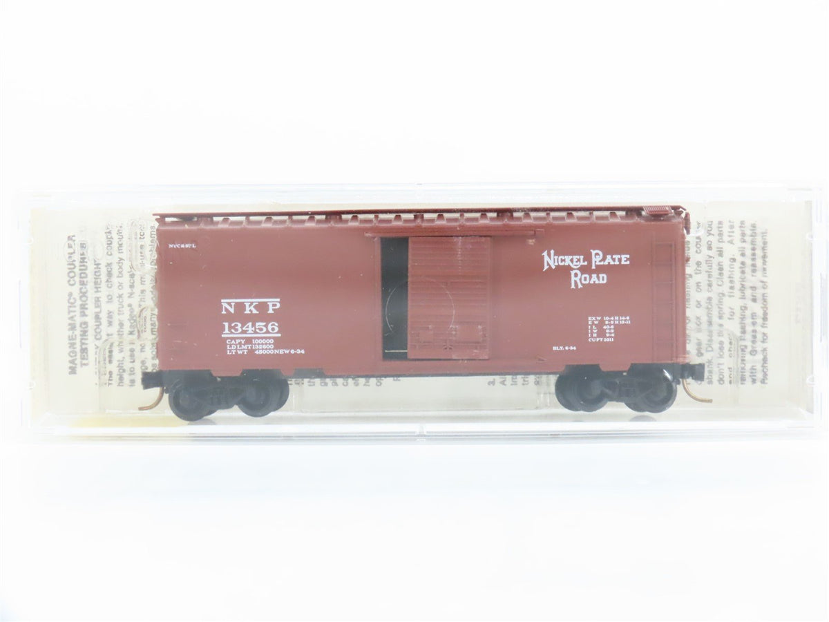 N Scale Kadee Micro-Trains MTL 20016 NKP Nickel Plate Road 40&#39; Box Car #13456