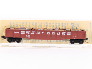 N Scale Micro-Trains MTL/Kadee 46456 WM Railway 50' Drop End Gondola Car #54646