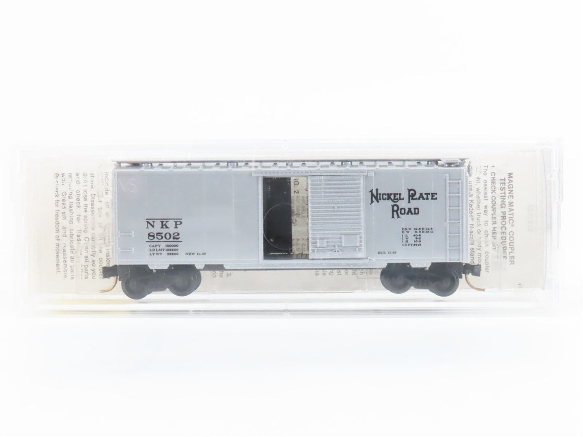 N Scale Kadee Micro-Trains MTL 20006 NKP Nickel Plate Road 40&#39; Box Car #8502