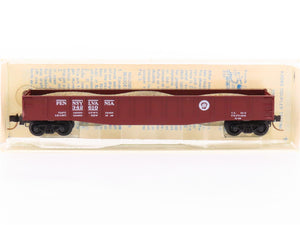 N Micro-Trains MTL/Kadee 46470 PRR 50' Drop End Gondola Car #342610 wLoad