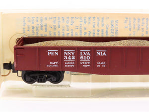 N Micro-Trains MTL/Kadee 46470 PRR 50' Drop End Gondola Car #342610 wLoad