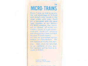 N Micro-Trains MTL/Kadee 46470 PRR 50' Drop End Gondola Car #342610 wLoad