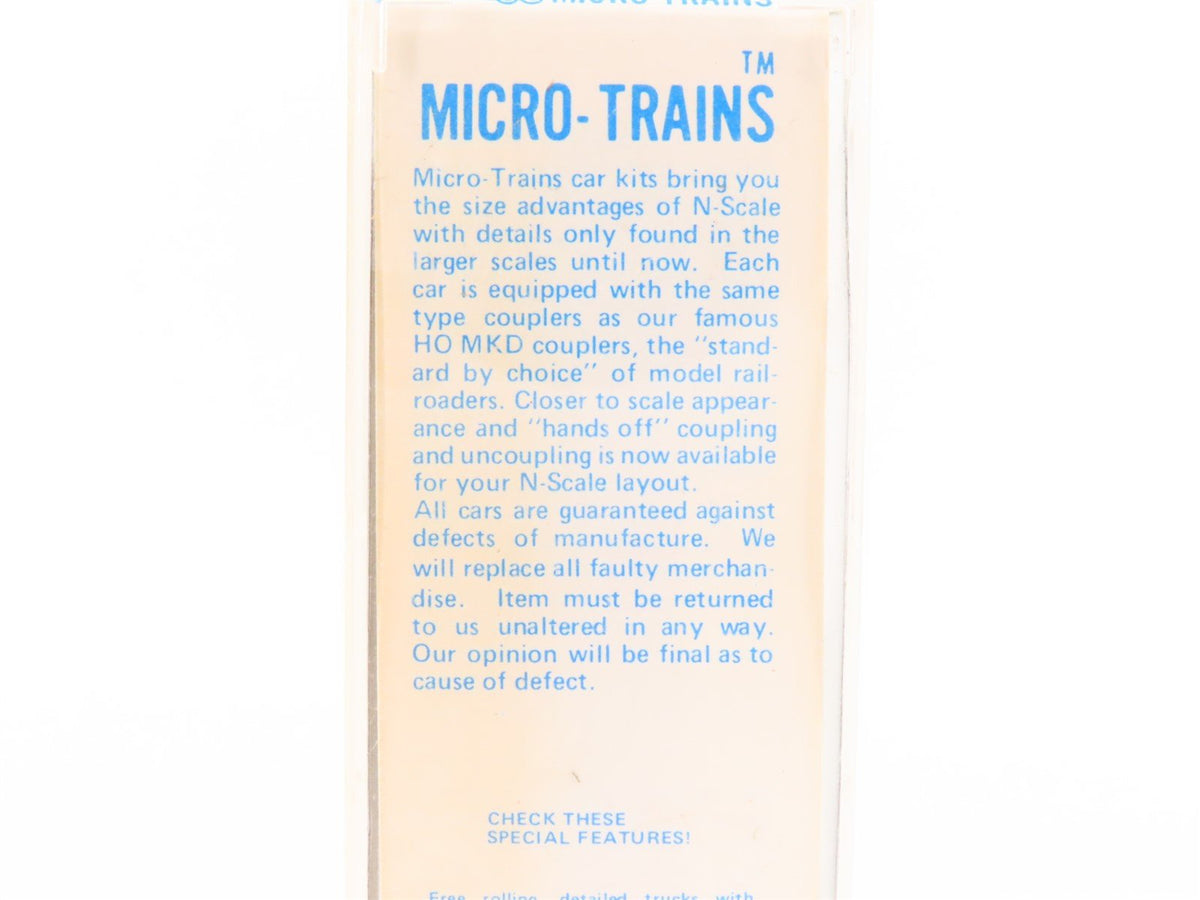 N Micro-Trains MTL/Kadee 46470 PRR 50&#39; Drop End Gondola Car #342610 wLoad