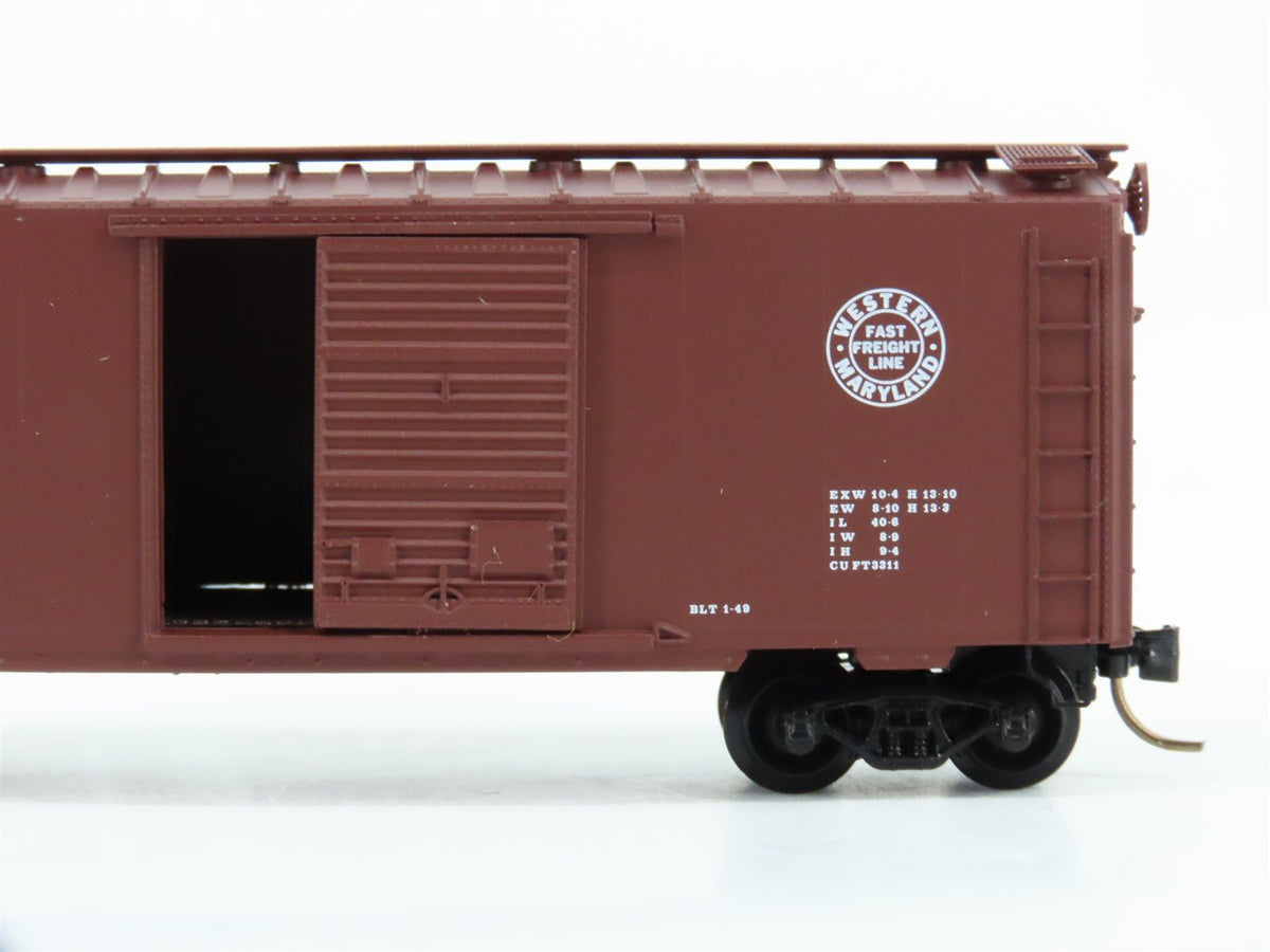 N Scale Kadee Micro-Trains MTL 20960 WM Western Maryland 40&#39; Box Car #27395