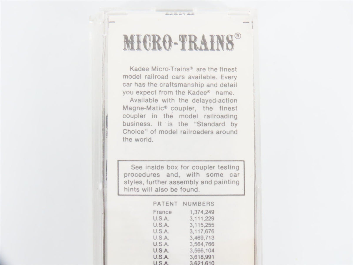 N Scale Kadee Micro-Trains MTL 20960 WM Western Maryland 40&#39; Box Car #27395