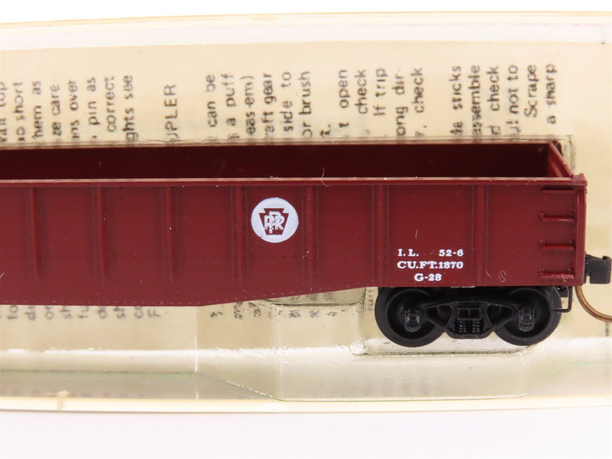 N Micro-Trains MTL/Kadee 46070 PRR Railway 50&#39; Drop End Gondola Car #342617