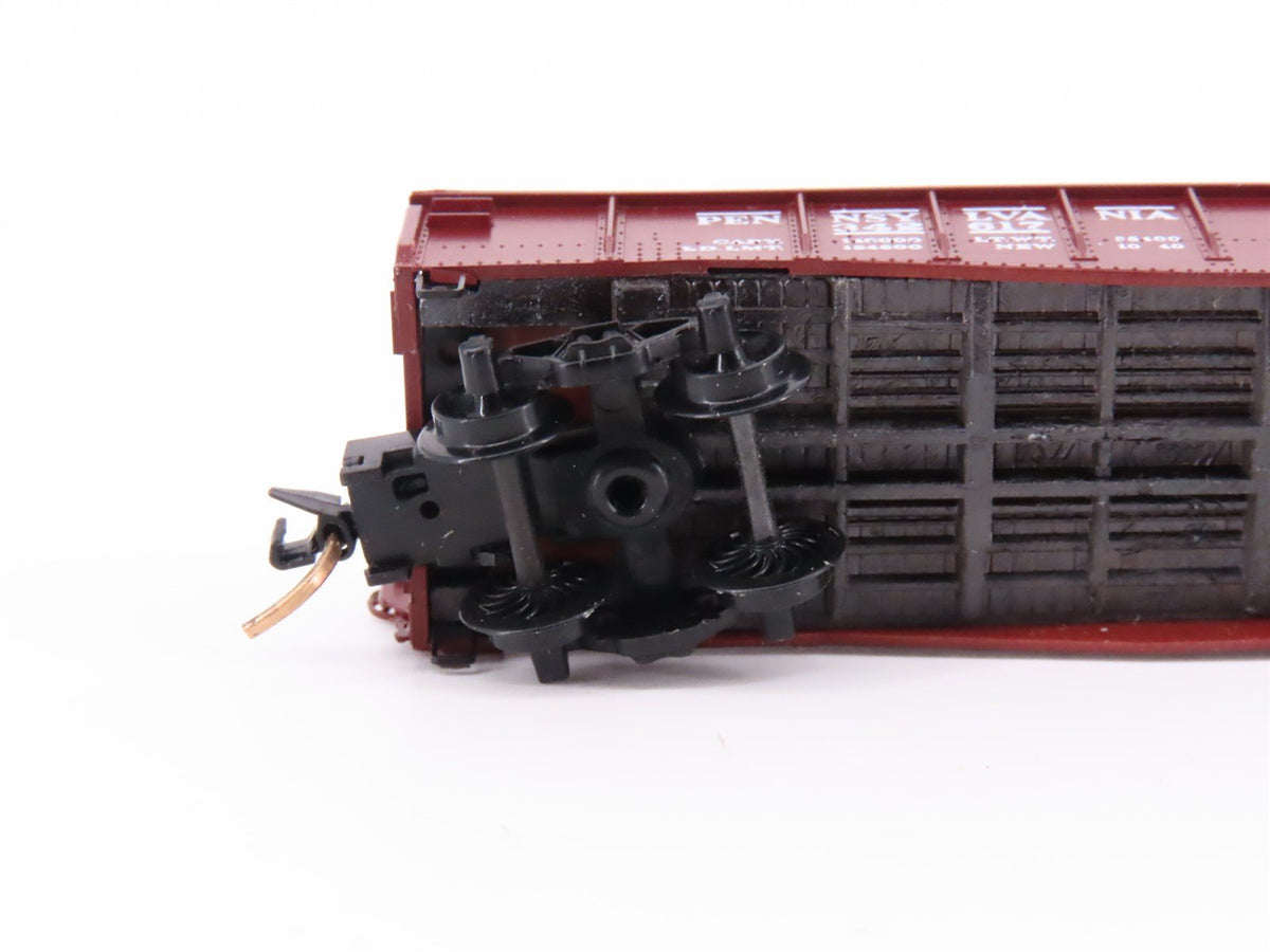 N Micro-Trains MTL/Kadee 46070 PRR Railway 50&#39; Drop End Gondola Car #342617