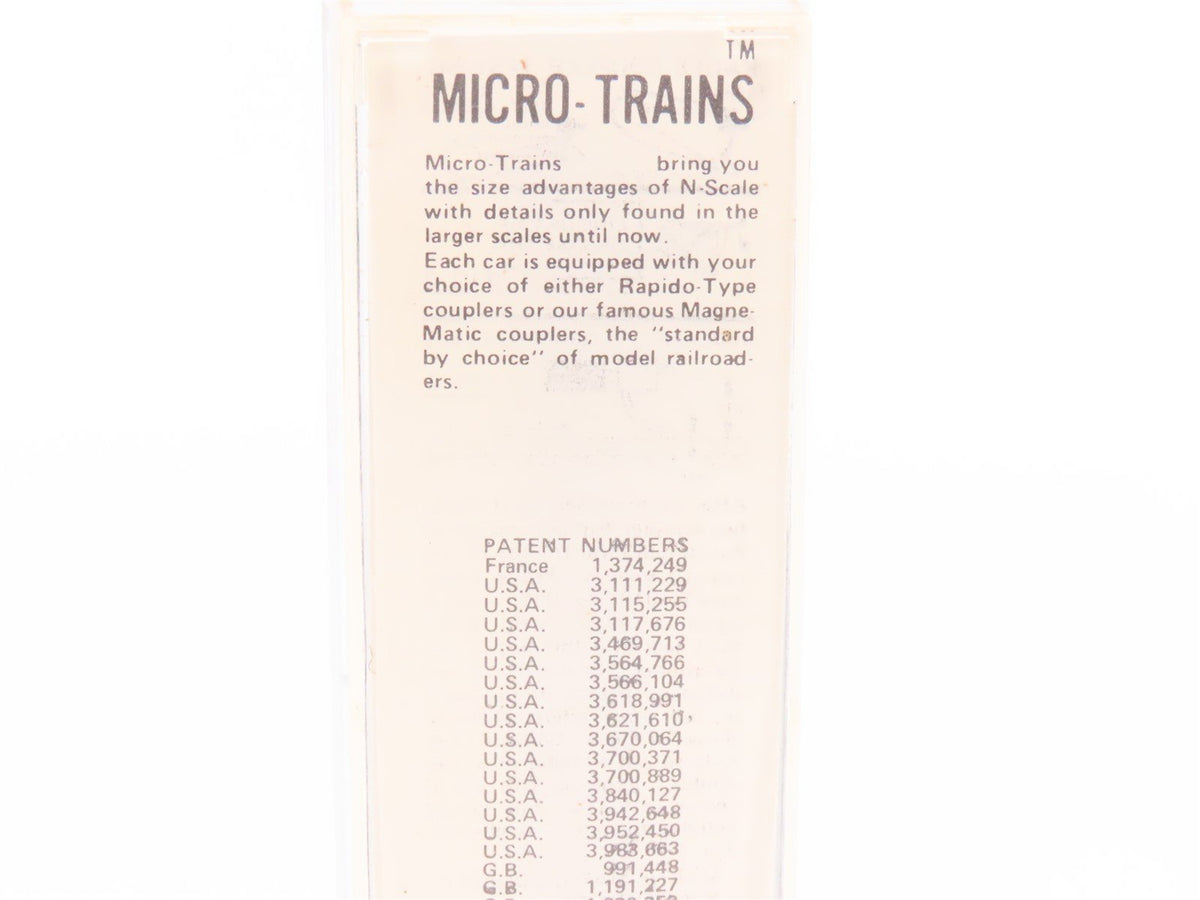 N Micro-Trains MTL/Kadee 46070 PRR Railway 50&#39; Drop End Gondola Car #342617