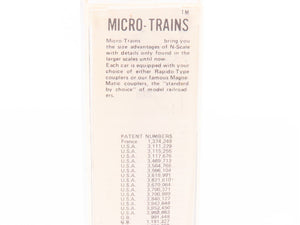 N Micro-Trains MTL/Kadee 46070 PRR Railway 50' Drop End Gondola Car #342617