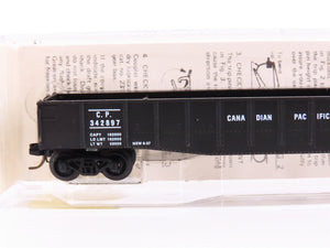 N Micro-Trains MTL/Kadee 46290 CP Railway 50' Fishbelly Gondola Car #342897