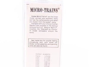 N Micro-Trains MTL/Kadee 46290 CP Railway 50' Fishbelly Gondola Car #342897