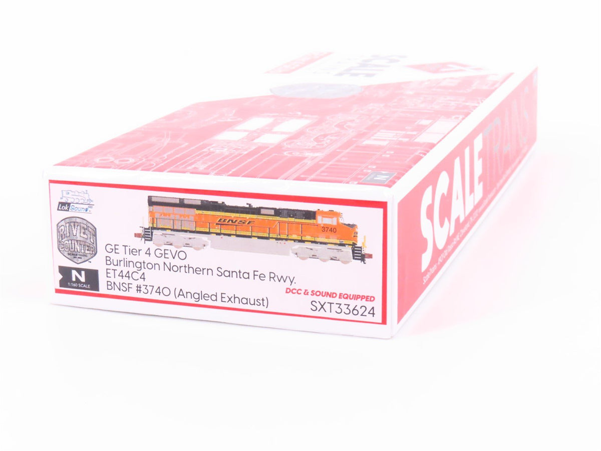 N Scaletrains SXT33624 BNSF GE Tier 4 GEVO ET44C4 Diesel #3740 w/ DCC &amp; Sound