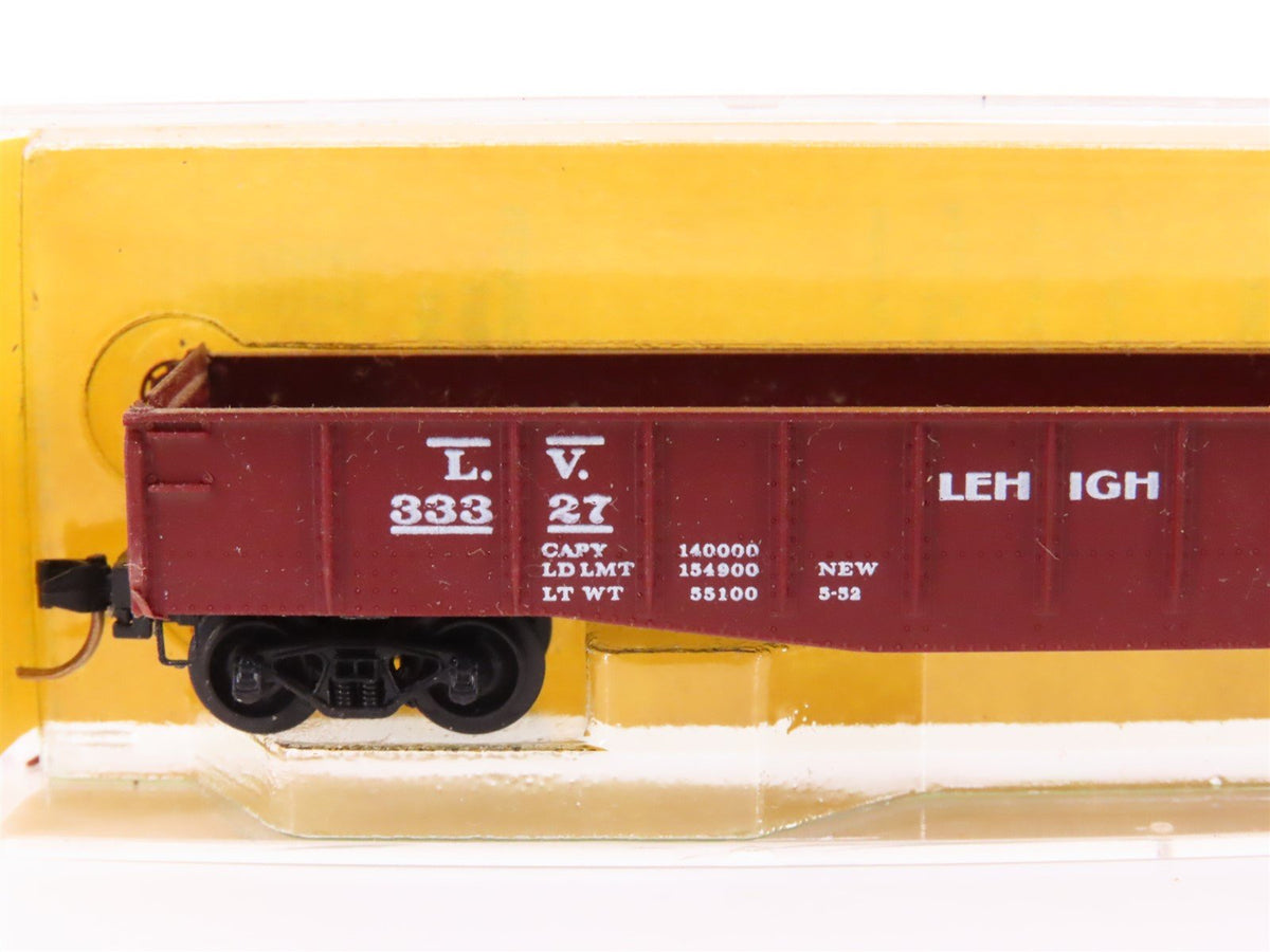 N Scale Micro-Trains MTL/Kadee 46510-1 LV 50&#39; Drop End Gondola Car #33327 wLoad