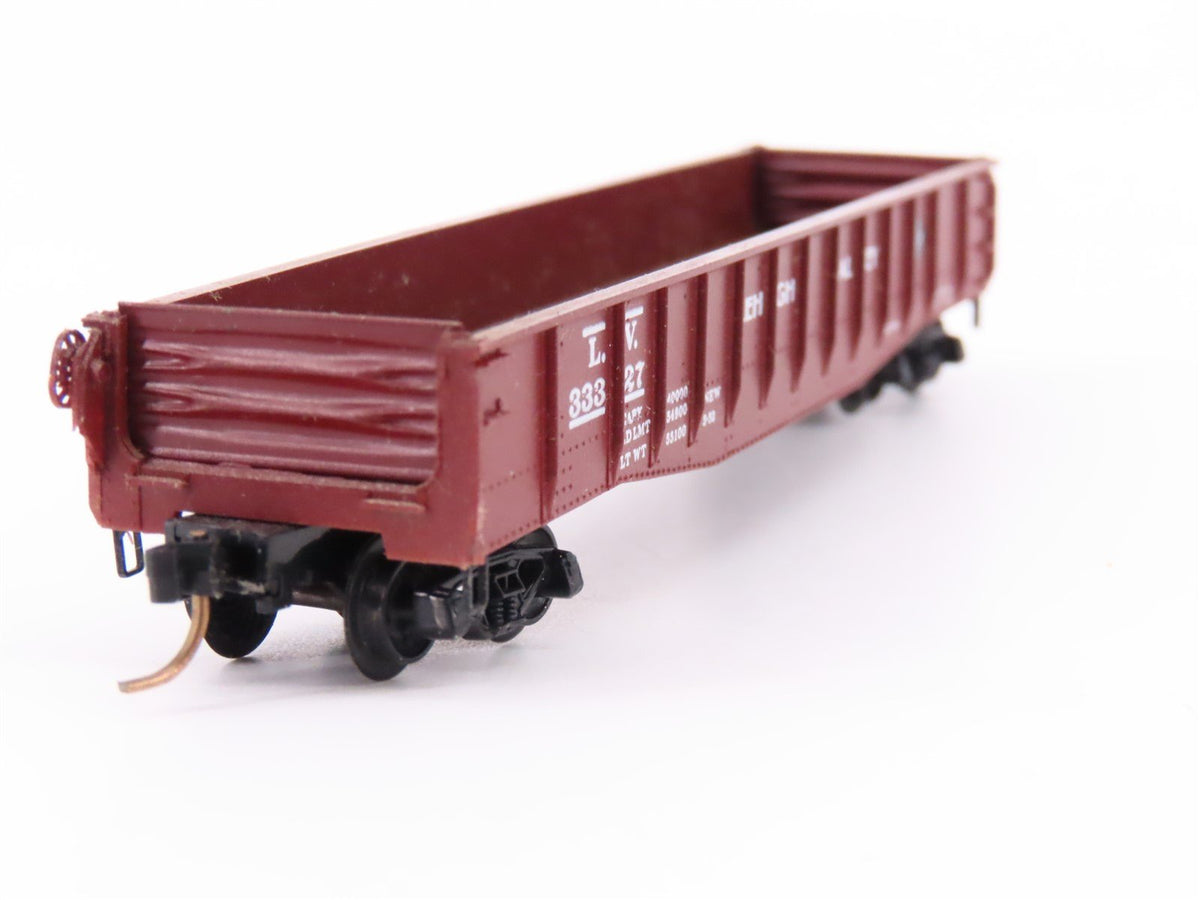 N Scale Micro-Trains MTL/Kadee 46510-1 LV 50&#39; Drop End Gondola Car #33327 wLoad