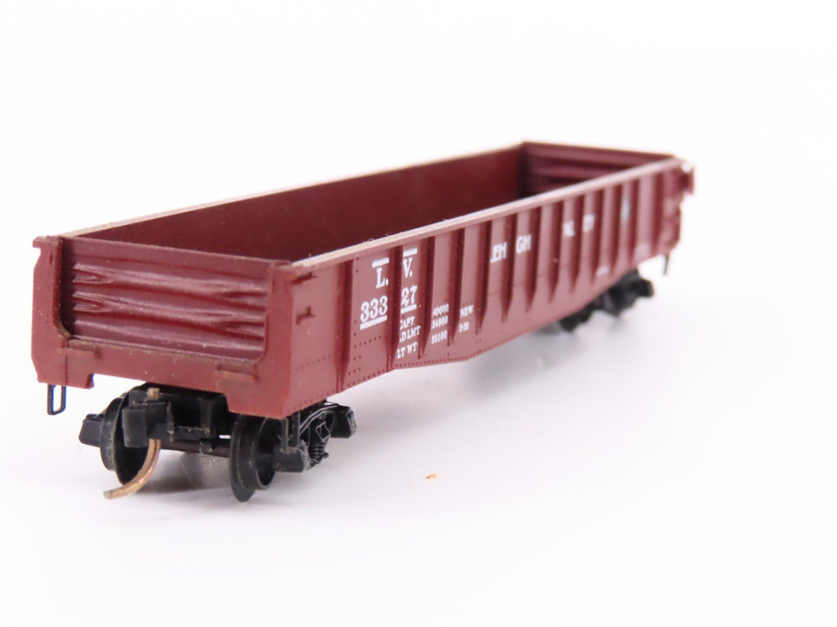 N Scale Micro-Trains MTL/Kadee 46510-1 LV 50&#39; Drop End Gondola Car #33327 wLoad