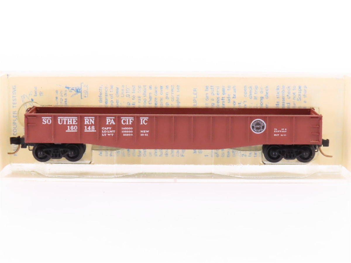 N Scale Micro-Trains MTL/Kadee 46099 SP Railway 50&#39; Drop End Gondola Car #160148