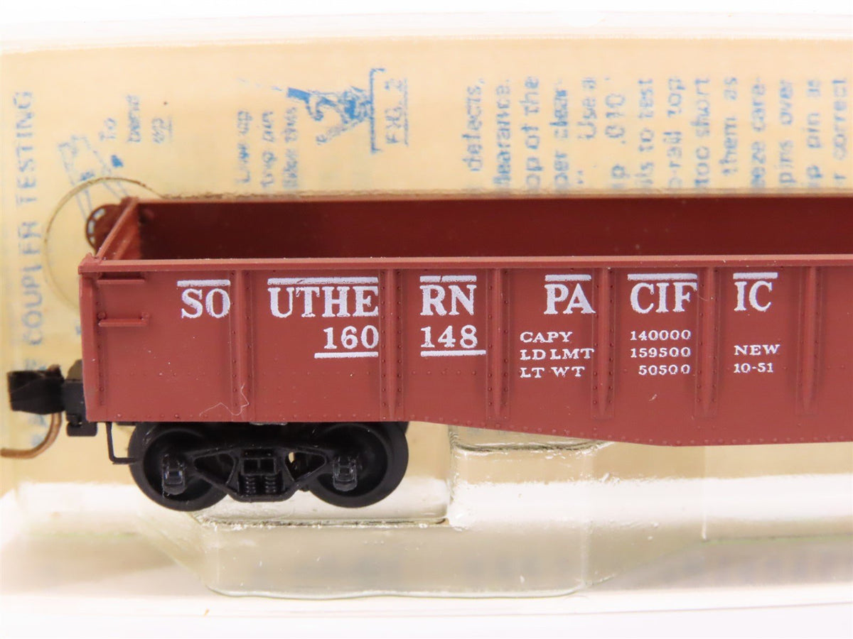 N Scale Micro-Trains MTL/Kadee 46099 SP Railway 50&#39; Drop End Gondola Car #160148