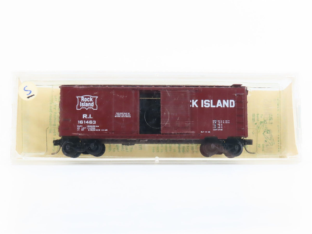 N Kadee Micro-Trains MTL 22050 RI Rock Island 40&#39; Box Car #161463 - Blue Label